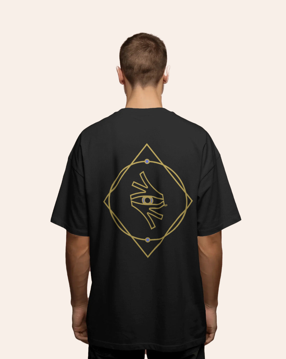 🧿 SACRED SIGHT — Oversized Unisex T-Shirt