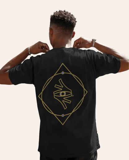 🧿 SACRED SIGHT — Oversized Unisex T-Shirt