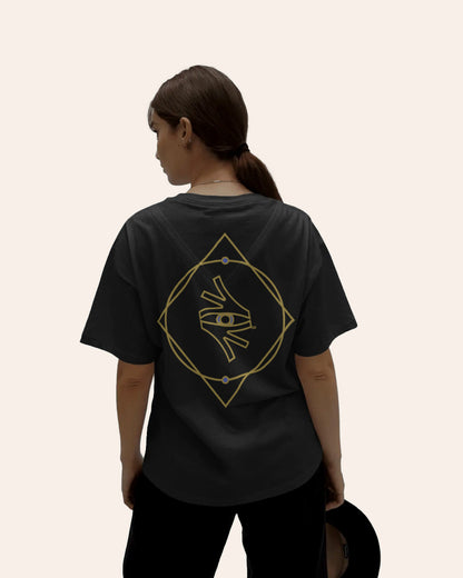 🧿 SACRED SIGHT — Oversized Unisex T-Shirt